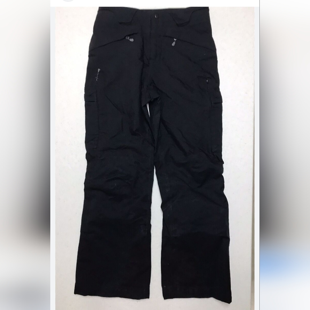 Patagonia Womens Insulated Powder Bowl Snow Ski Pants Size 10 Black